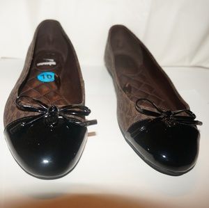 michael michael kors melody toe cap ballerinas